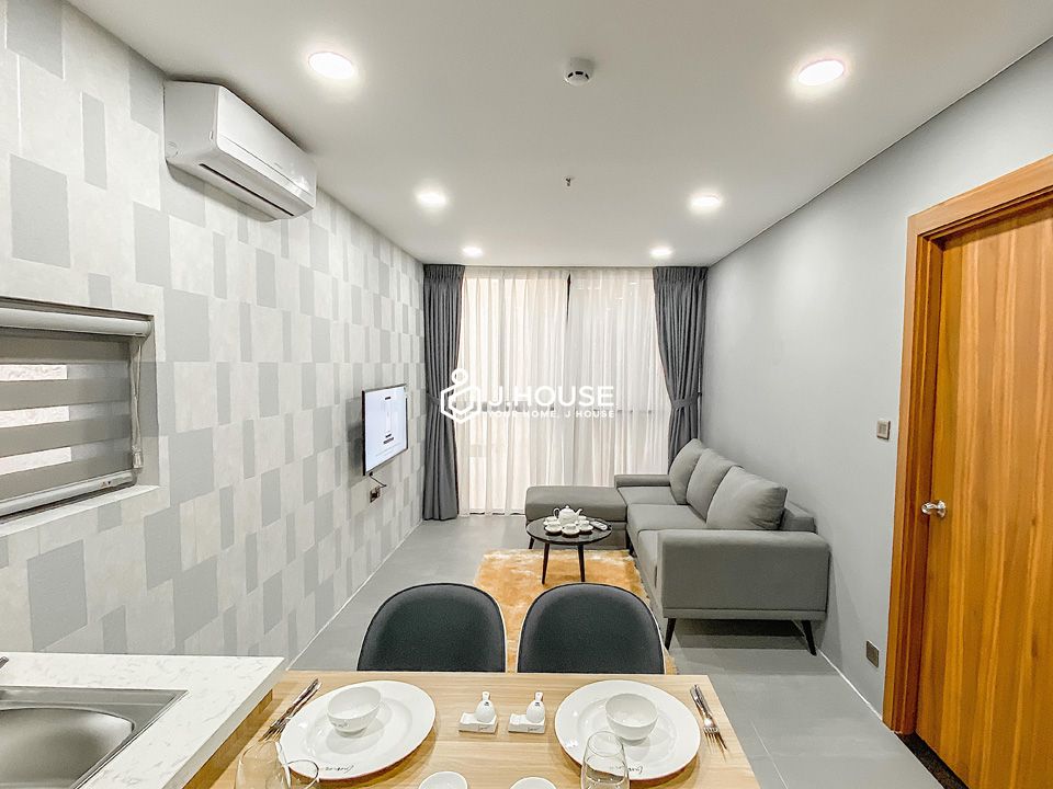 European style apartment with minimalist design in Phu Nhuan