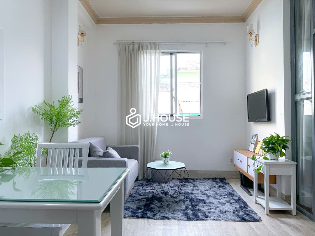 Bright 1br apartment for rent in District 1, HCMC - Minh Long Apartment