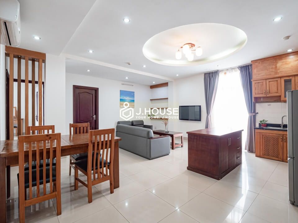Spacious three bedrooms serviced apartment in Thao Dien1