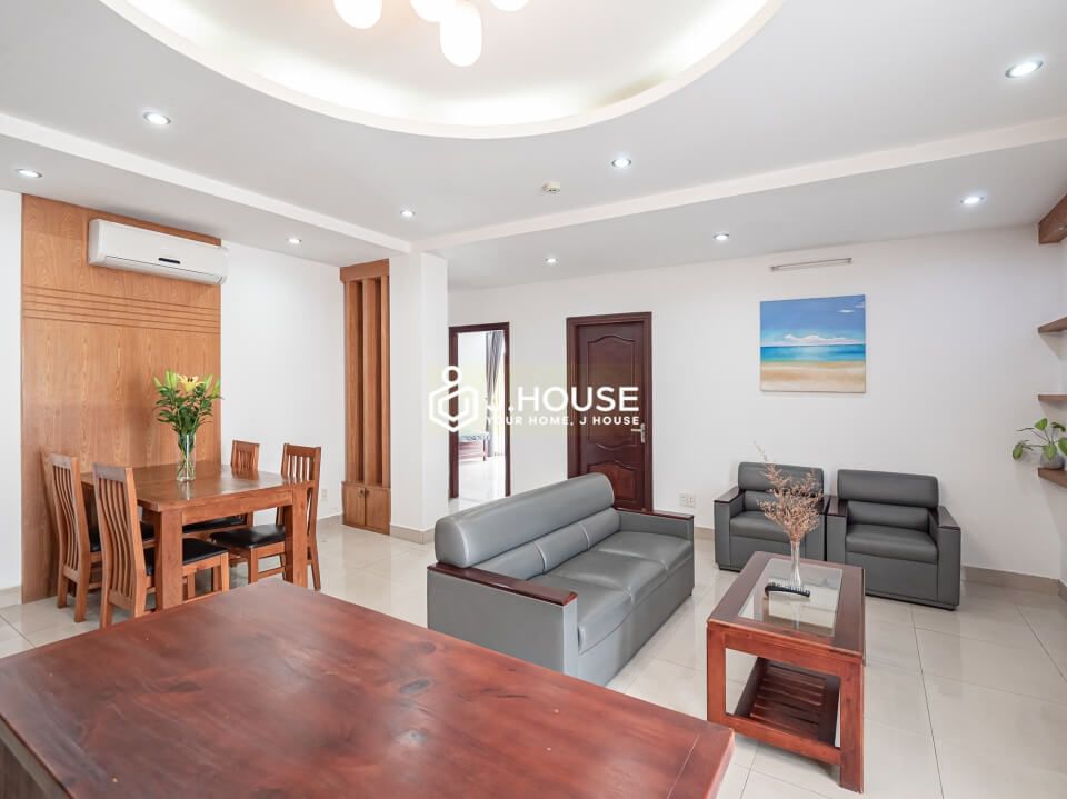 Spacious three bedrooms serviced apartment in Thao Dien2