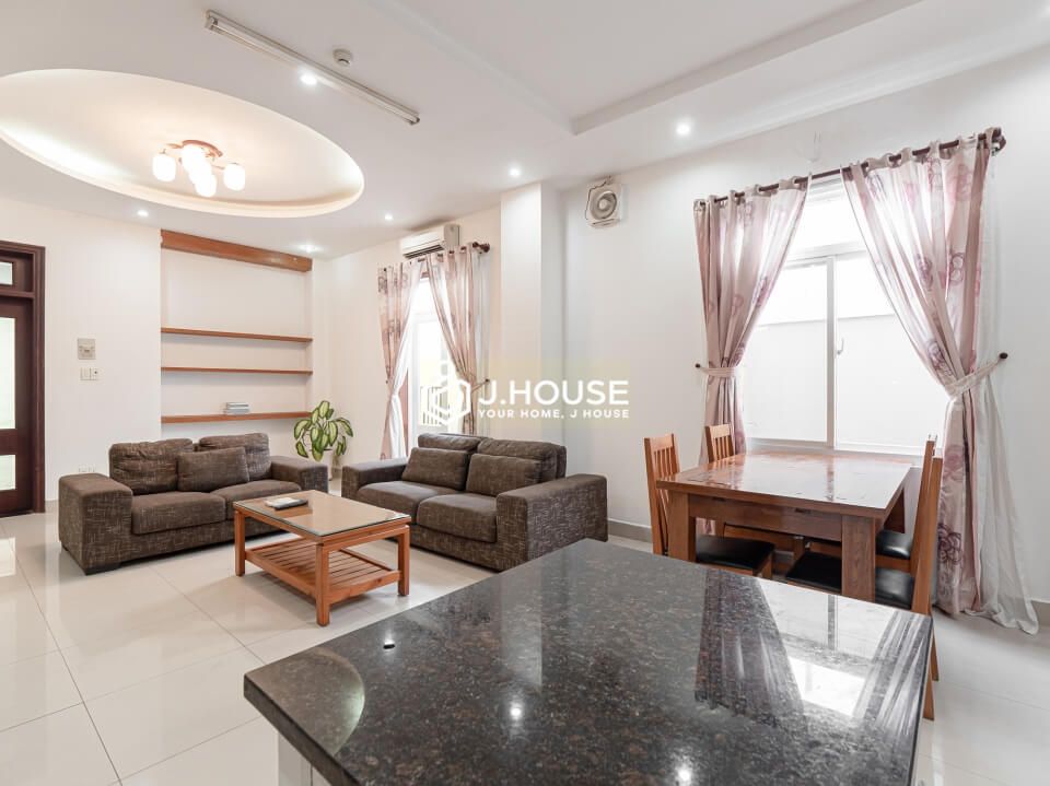 spacious two bedrooms serviced apartment in Thao Dien6
