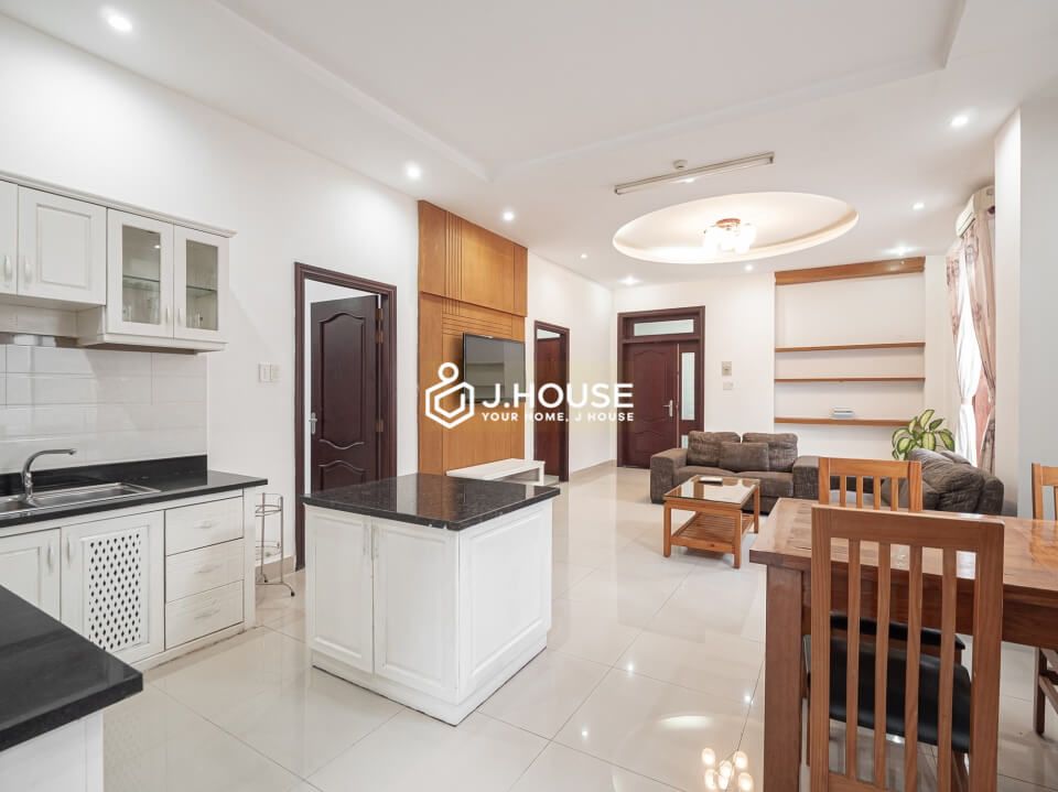 spacious two bedrooms serviced apartment in Thao Dien7