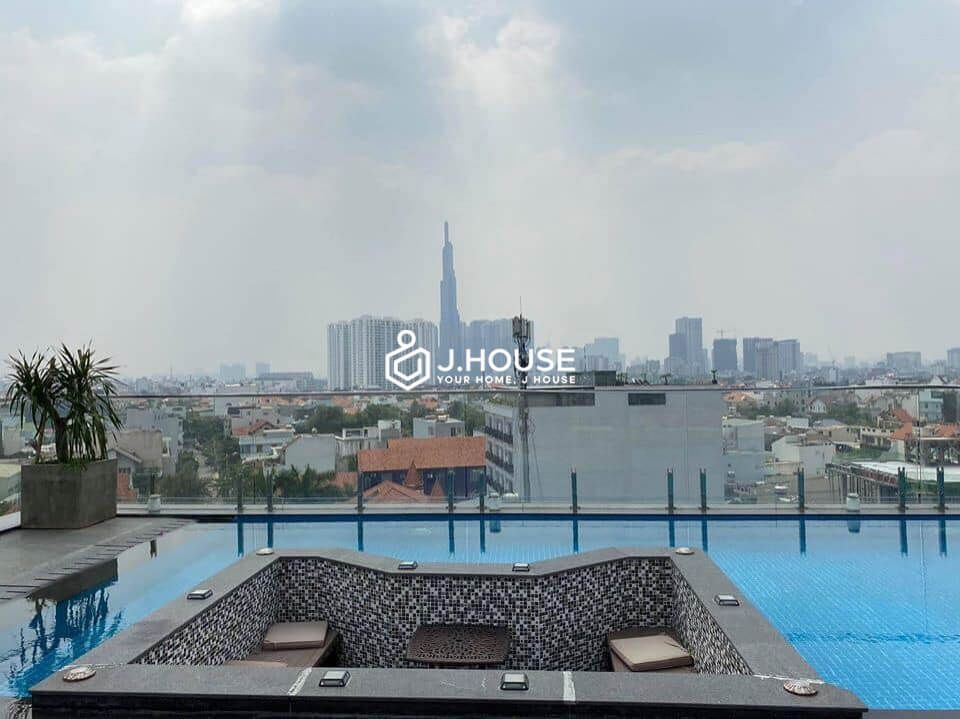 Luxury apartment with rooftop pool, gym, sauna in Thao Dien, D2