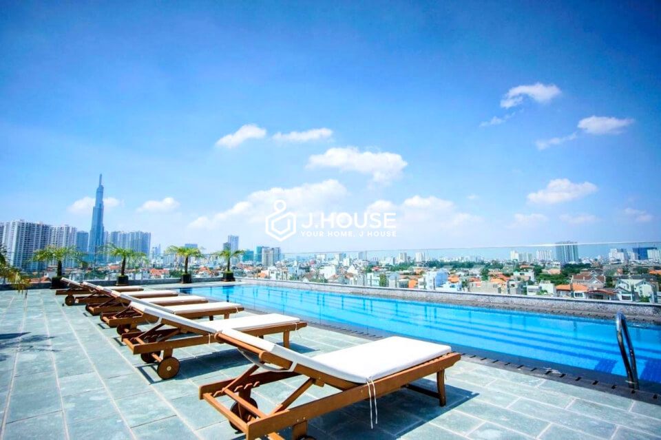 Spacious 3-bedrooms APT with free Pool, Gym in Thao Dien