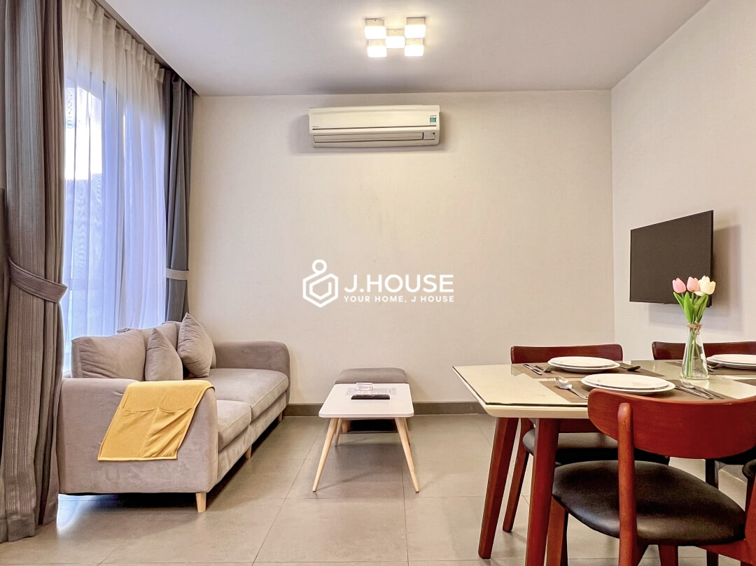 Modern 2 br apartment for rent at Glenwood Suites, Thao Dien, District 2, HCMC