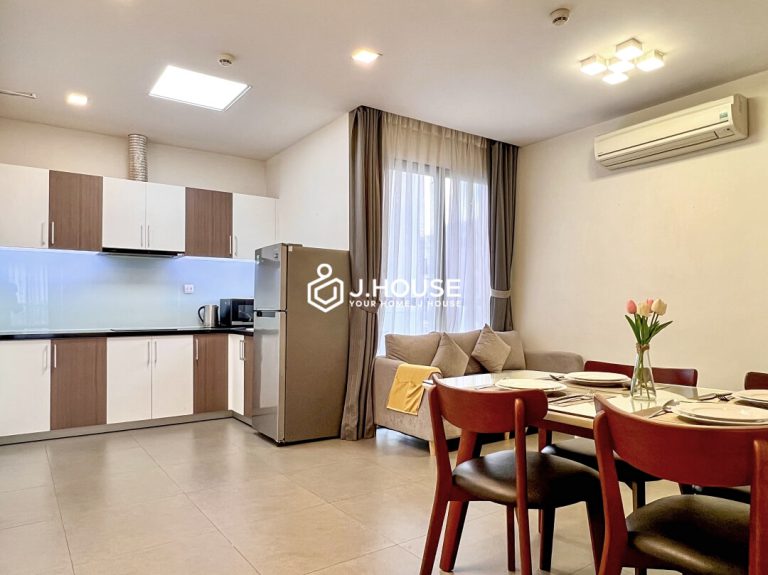 Modern 2 br apartment for rent at Glenwood Suites, Thao Dien, District 2, HCMC