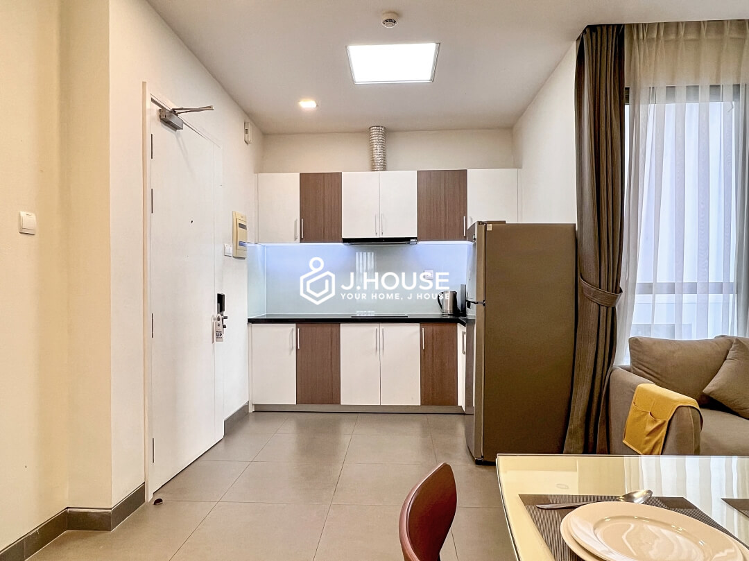 Modern 2 br apartment for rent at Glenwood Suites, Thao Dien, District 2, HCMC
