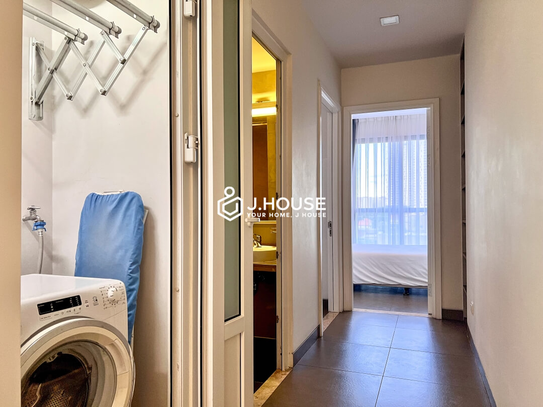 Modern 2 br apartment for rent at Glenwood Suites, Thao Dien, District 2, HCMC