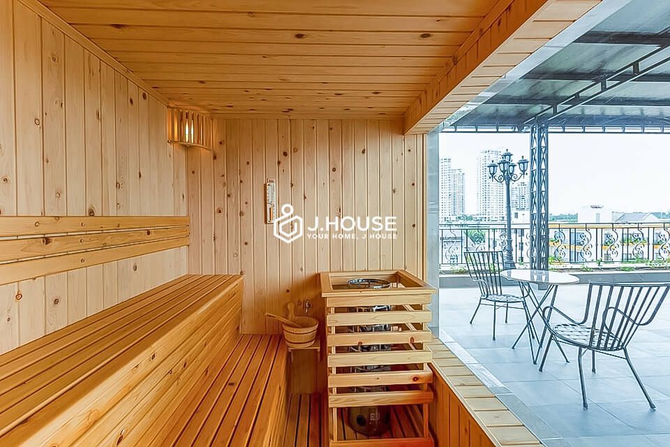 Cozy studio, nice design, fully furnished, free sauna & pool