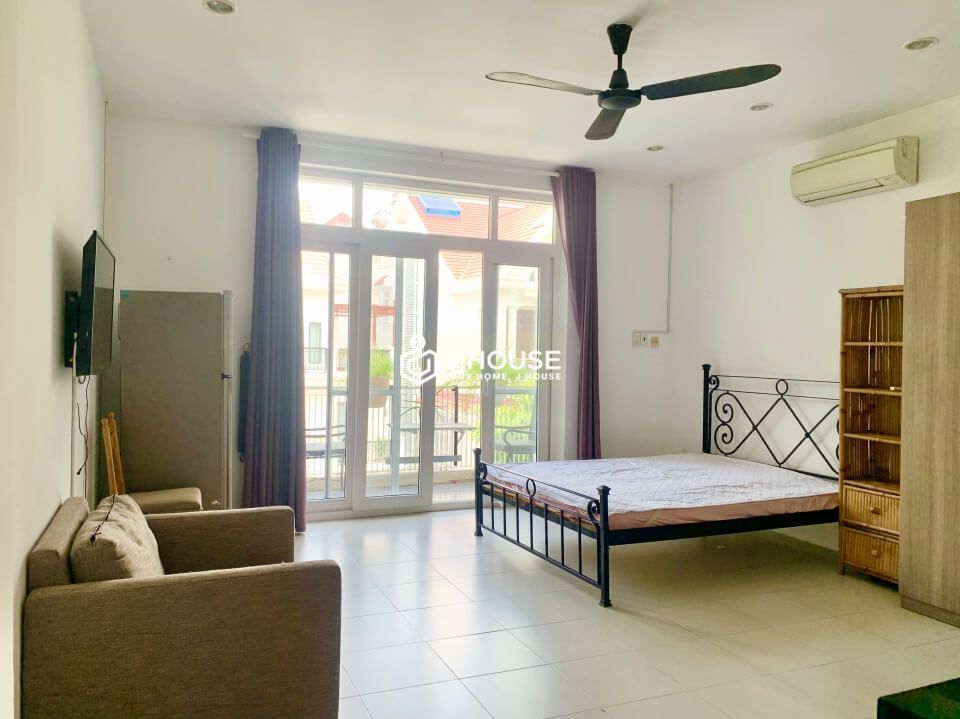Bright serviced apartment for rent in Thao Dien, District 2-1