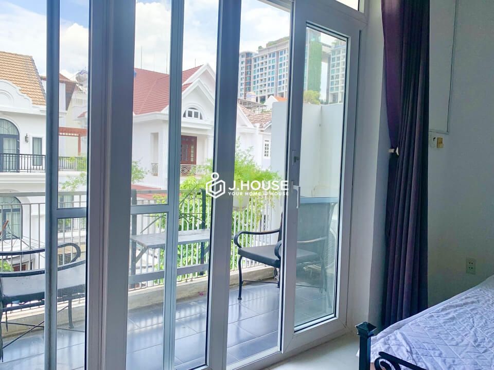 Bright serviced apartment for rent in Thao Dien, District 2-3