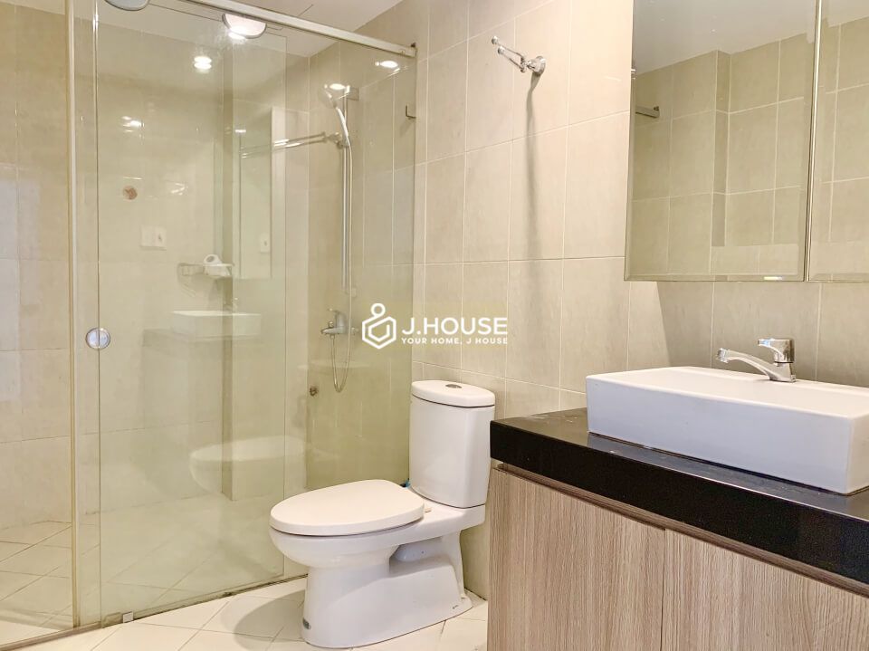 Bright serviced apartment for rent in Thao Dien, District 2-8