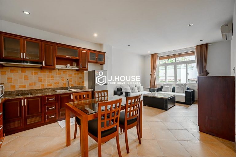 Two bedrooms apartment for rent in Phu Nhuan district 1