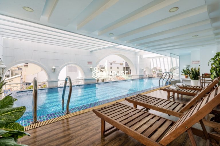 HUCH VILLA serviced apartment for rent with pool and gym in Phu Nhuan district, HCM city-3