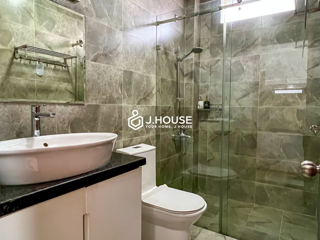 Studio apartment with long balcony at Cactus Building, District 1