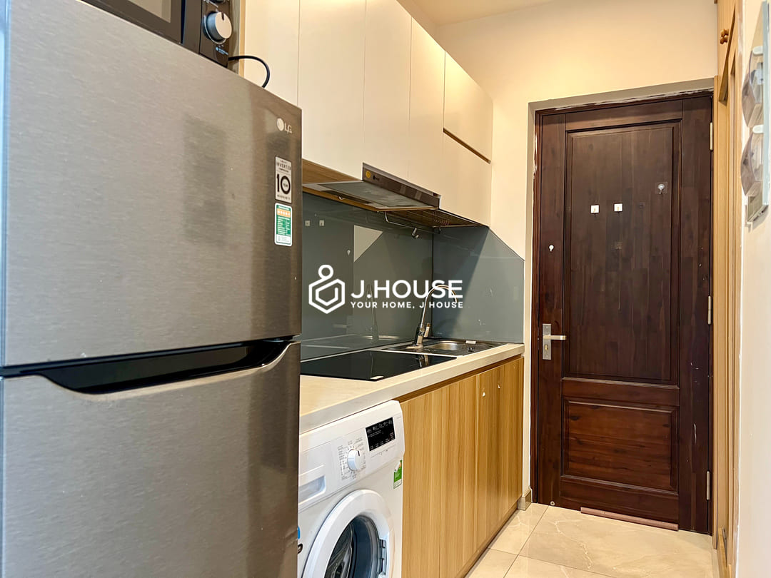 Studio with balcony at Dragon Serviced Apartments Thao Dien