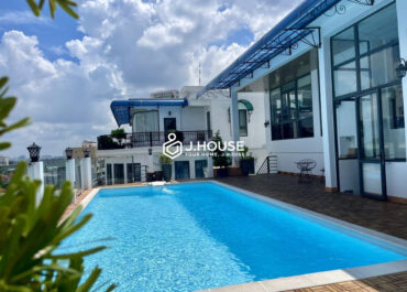 pool and gym at Genuss Apartment, Thao Dien