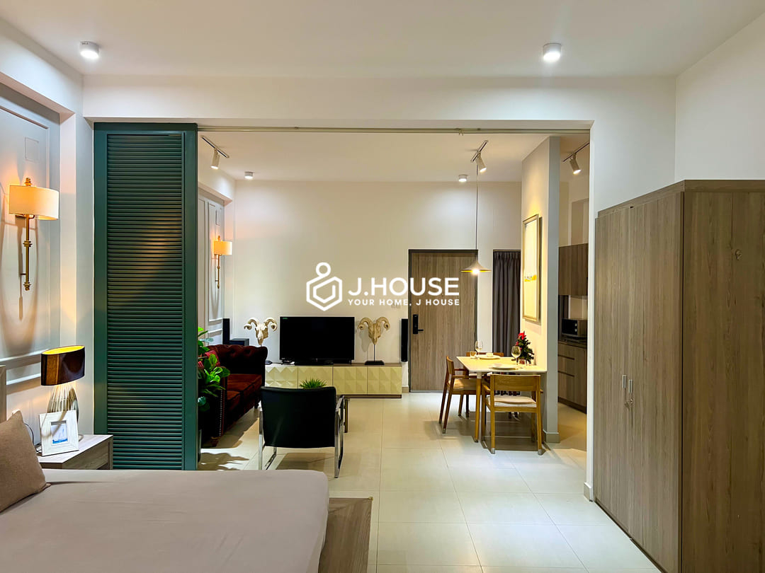 Modern and spacious studio apartment at MHouse, District 4, HCMC