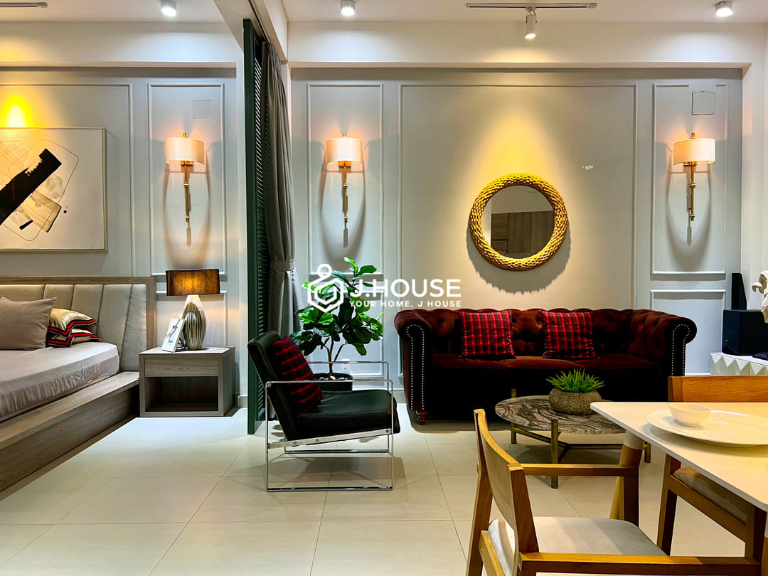 Modern and spacious studio apartment at MHouse, District 4, HCMC
