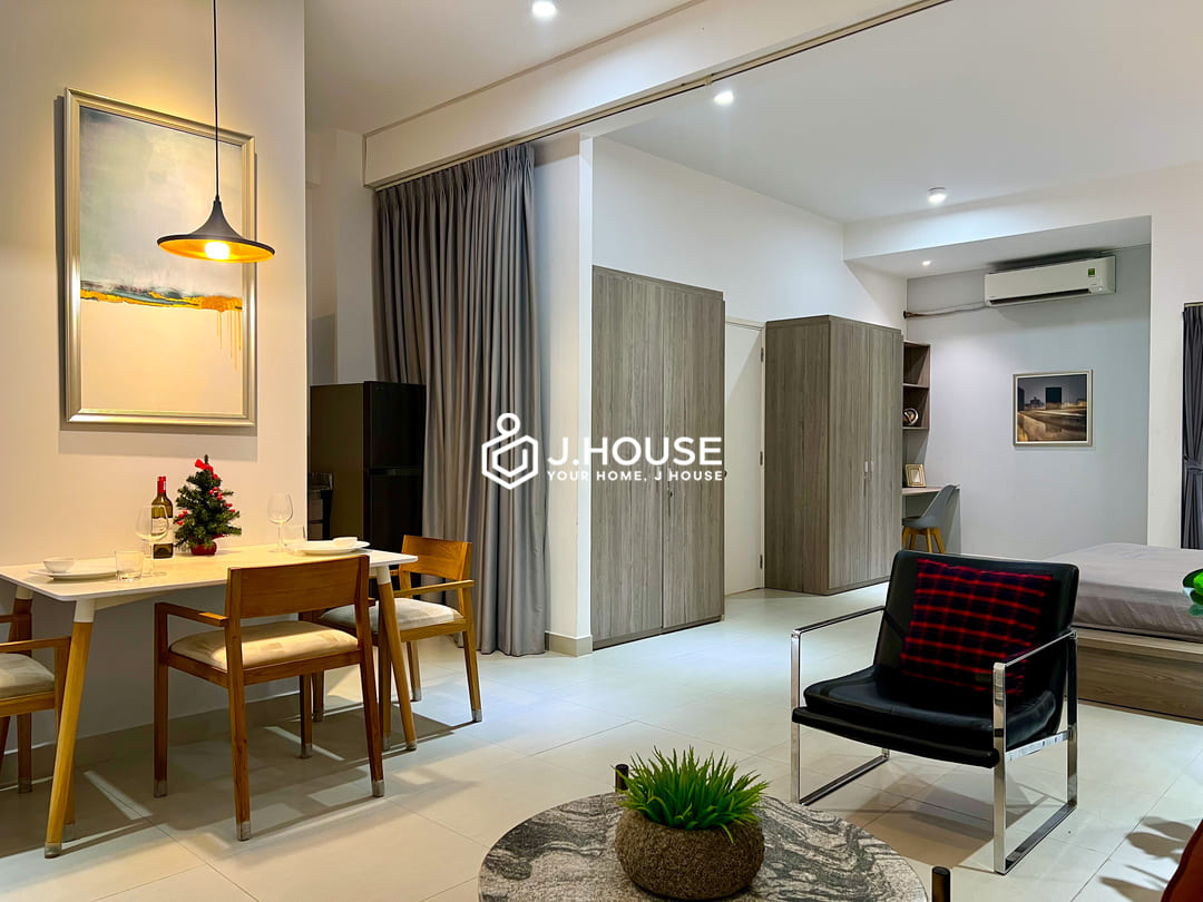 Modern and spacious studio apartment at MHouse, District 4, HCMC