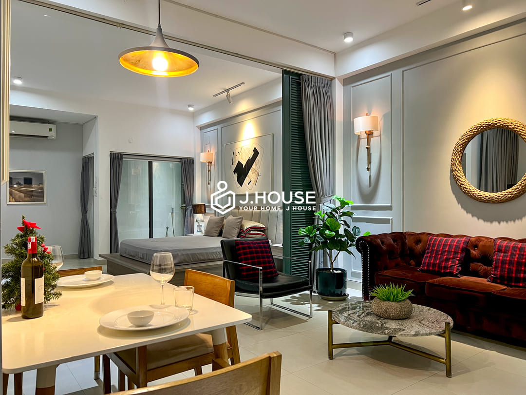 Modern and spacious studio apartment at MHouse, District 4, HCMC