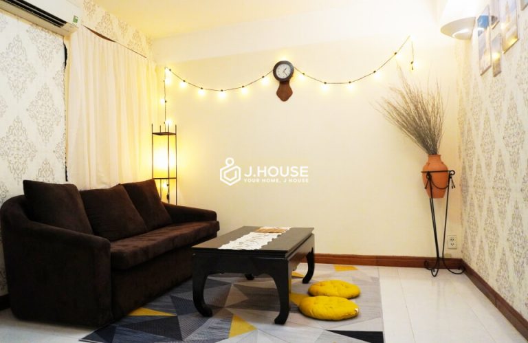 spacious serviced apartment for rent with pool in phu nhuan district, hcmc