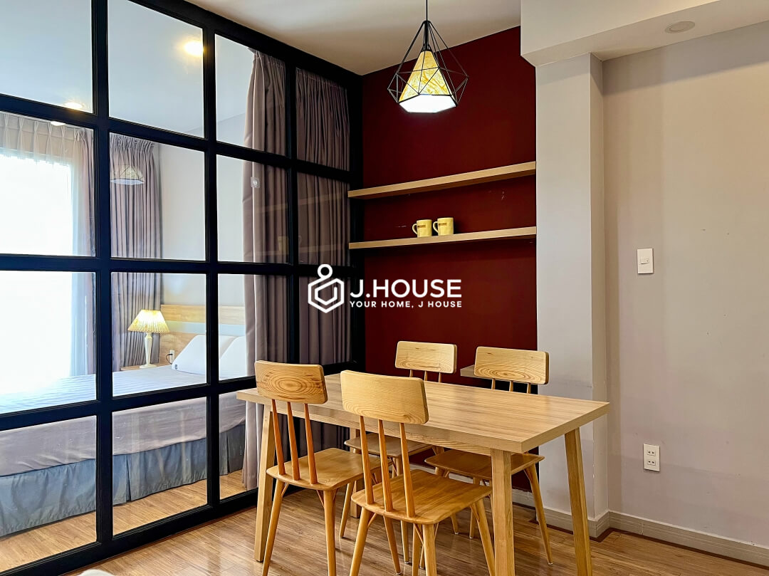 1 br apartment for rent with balcony at Ton Apartment, District 1, HCMC