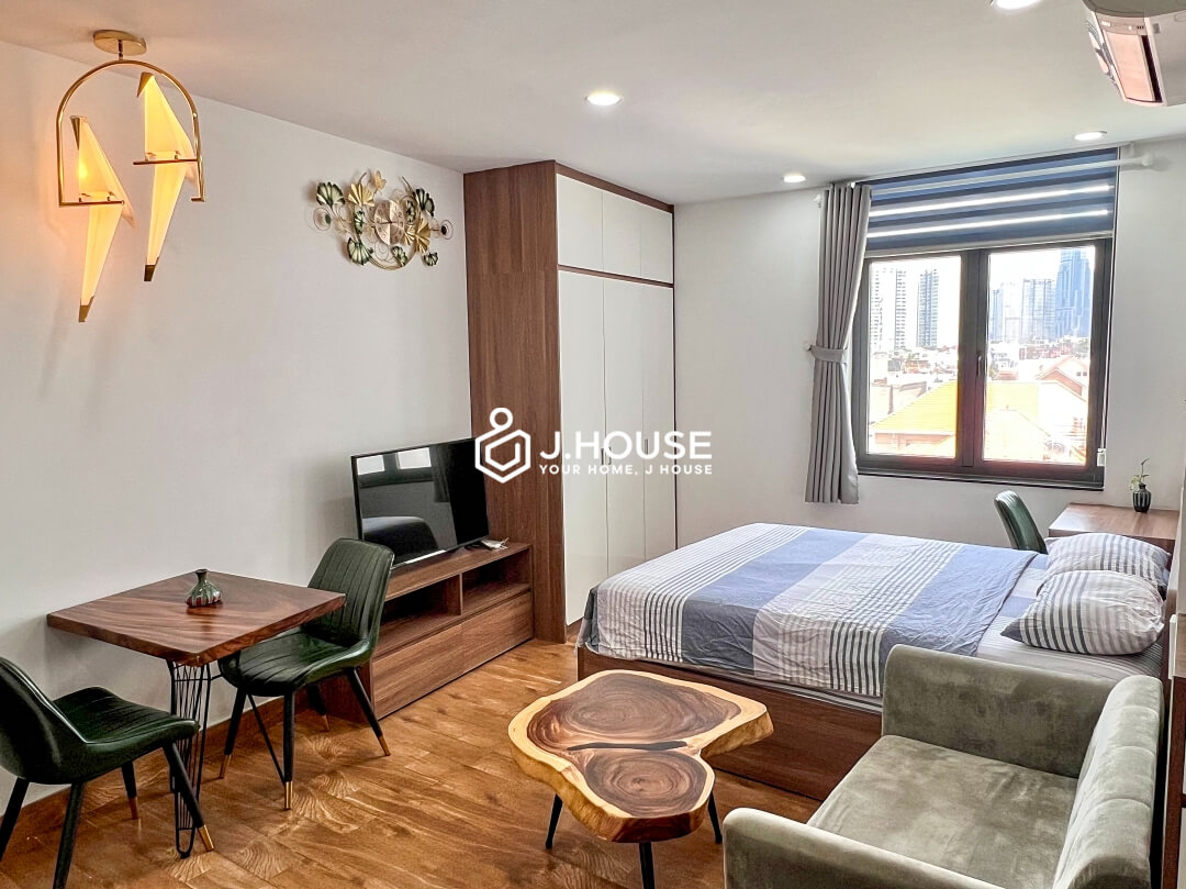 Fully furnished studio apartment at Vo Apartment in Thao Dien, District 2, HCM