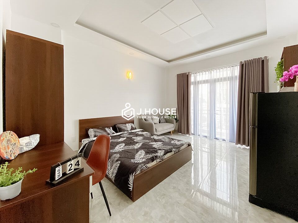 Brand new studio with bright balcony in Binh Thanh District