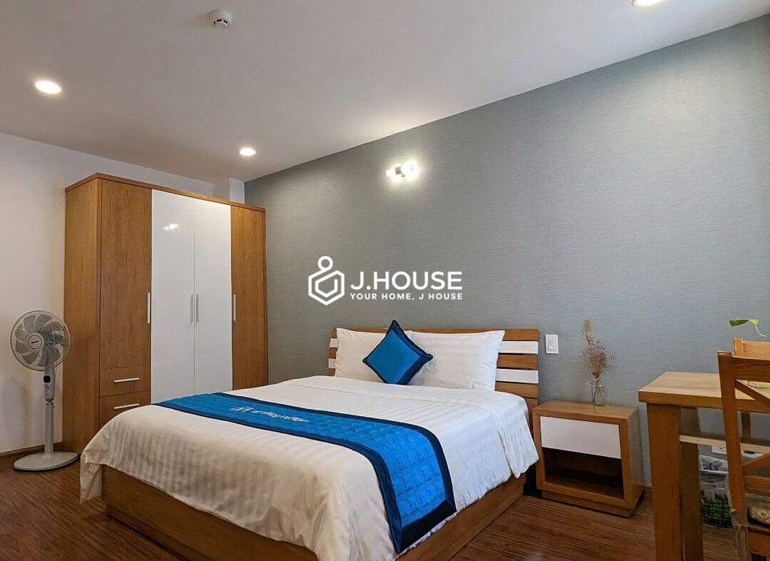 Japanese style studio apartment for rent in Da Kao Ward, District 1, HCMC