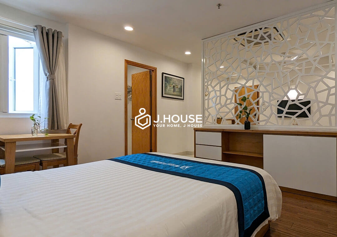 Japanese style studio apartment for rent in Da Kao Ward, District 1, HCMC