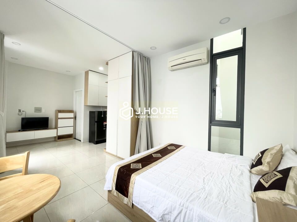 Fully studio apartment for lease in Tan Binh district-backside 1