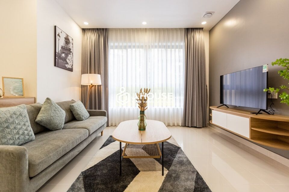 modern three bedroom serviced apartment in thao dien area