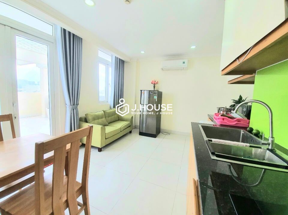 one bedroom apartment in binh thanh district3