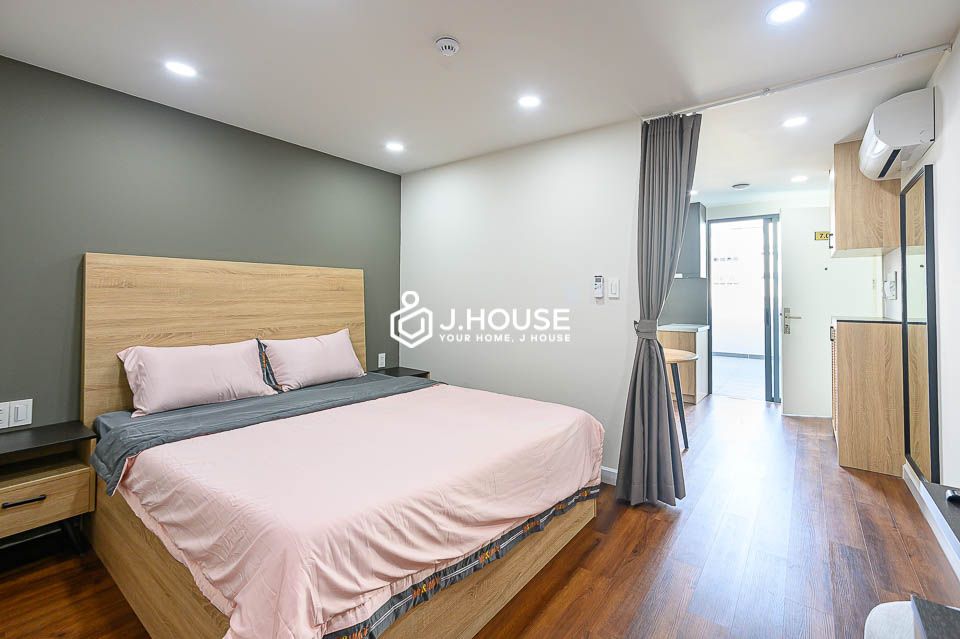 Studio serviced apartment for lease on ky dong street of district 3-6