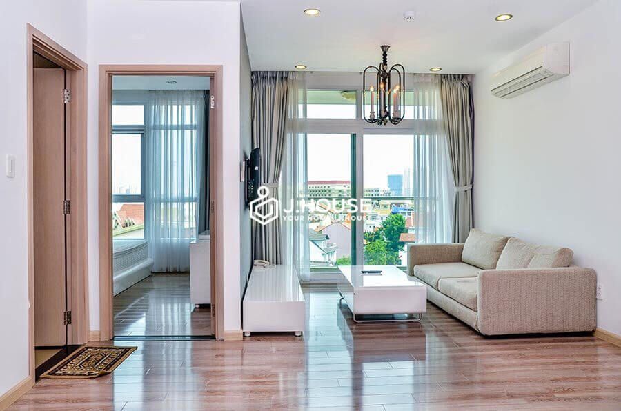 modern serviced apartment for rent has gym in thao dien district 2