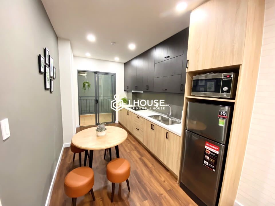 one bedroom serviced apartment for rent on ky dong street District 3-3