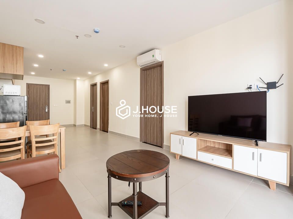 two beddroom serviced apartment has pool for rent in thao dien of district 2-5