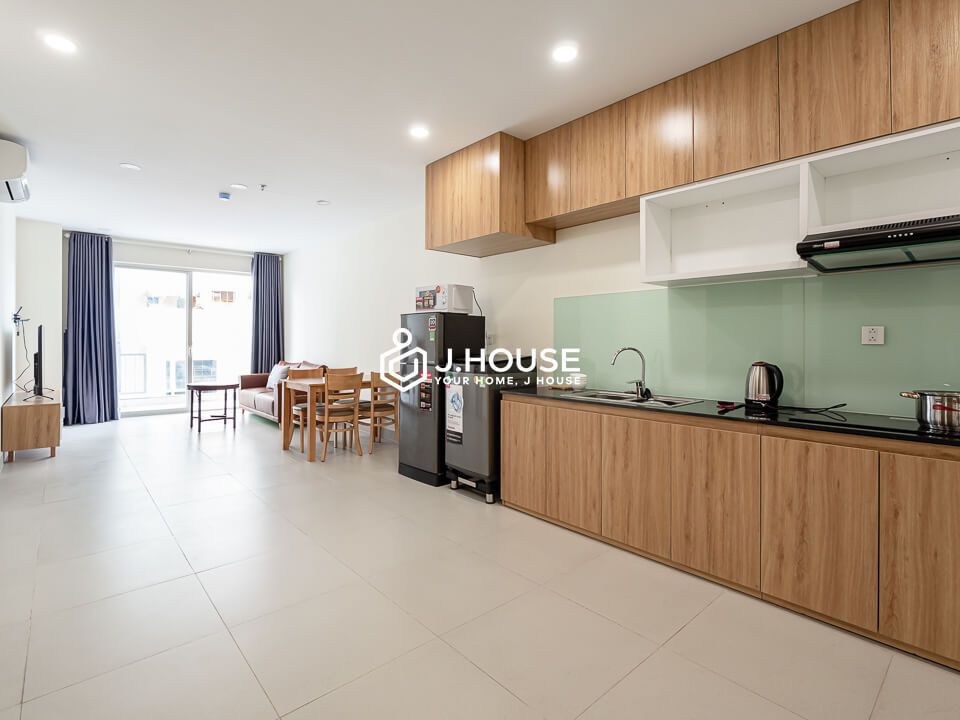 two bedroom serviced apartment has pool for rent in thao dien of district 2