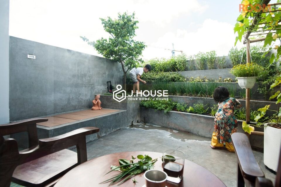 The Saigonese Terrace apartment for rent in district 3-7