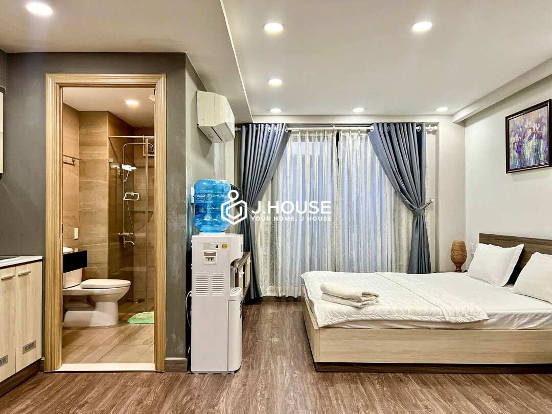 Affordable studio apartment for rent at Pham Viet Chanh, Binh Thanh District
