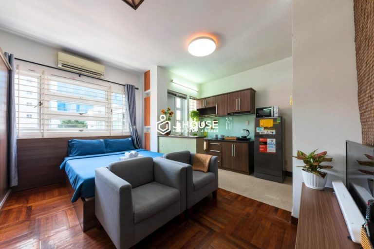 Rooftop apartment with private garden in District 1, HCMC