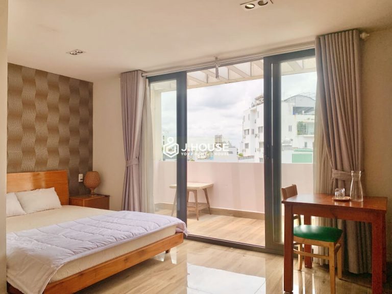 rooftop studio apartment for rent in binh thanh district, hcmc
