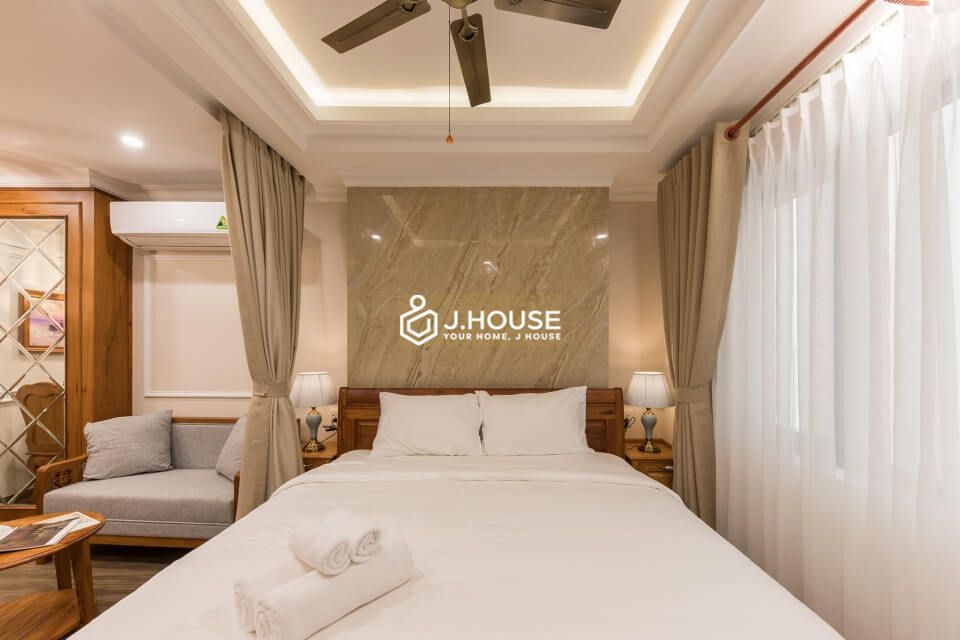 Modern wooden style serviced apartment in District 1, HCMC-3