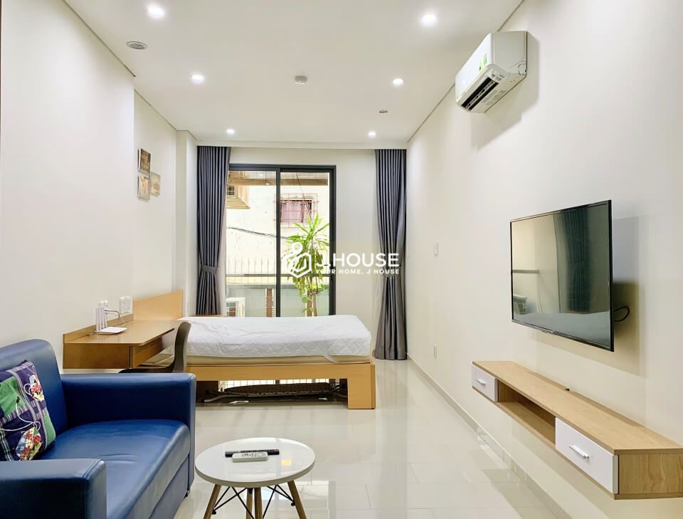Serviced apartment for rent near the canal in District 1, HCMC-1