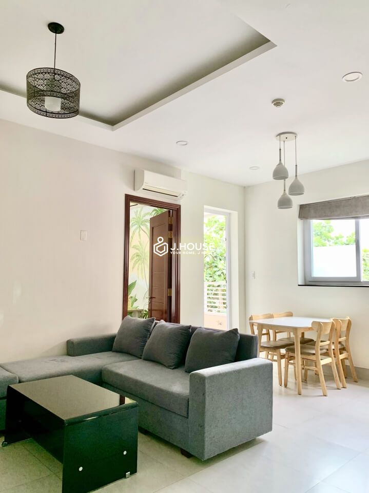 Bright and spacious 2 bedroom serviced apartment in Thao Dien, District 2-4
