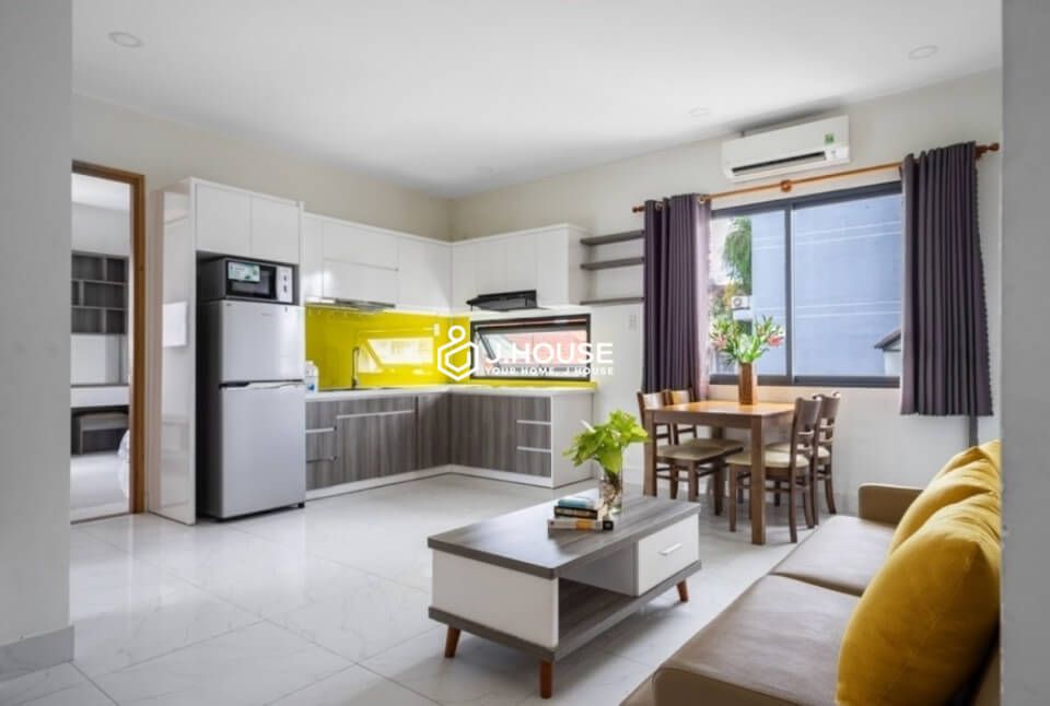 Bright and spacious serviced apartment in a villa in Thao Dien, District 2, HCMC-0