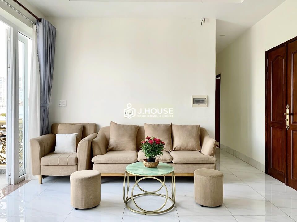 2 bedroom apartment with balcony in Thao Dien, District 2, apartment in Thao Dien-0