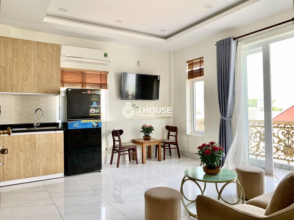 2 bedroom apartment with balcony in Thao Dien, District 2, apartment in Thao Dien-3