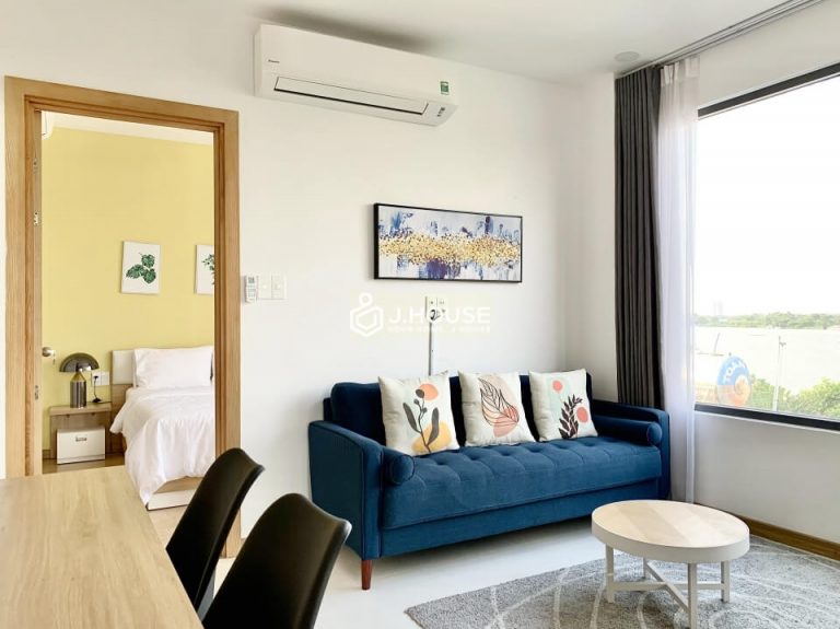 Modern serviced apartment next to Saigon River in Thao Dien, District 2